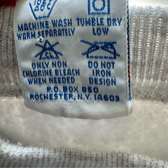 Vintage Champion Reverse Weave Radford University Pullover Sweater Size Large - Picture 9 of 9